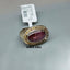 Natural Star-Garnet and Diamond Men Ring