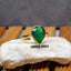 Natural Emerald Gold Ring