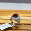 Natural Agate and Diamond Men Ring