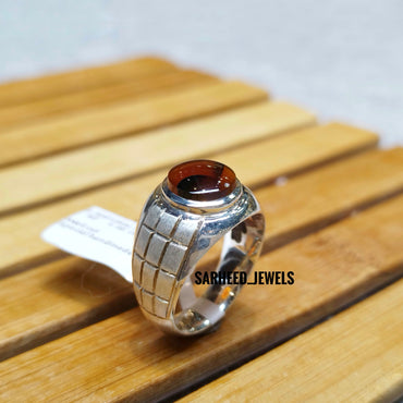 Natural Agate Men Ring