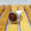 Natural Fire Agate and Diamond Men Ring