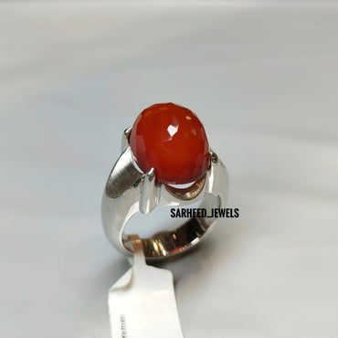 Natural Agate Men Ring
