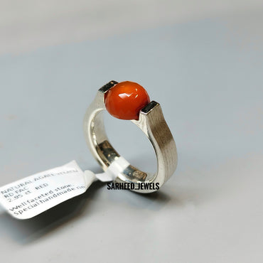 Natural Agate Men Ring