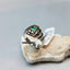 Natural Emerald and Diamond Men Ring