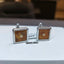 Diamond Steel Cufflinks