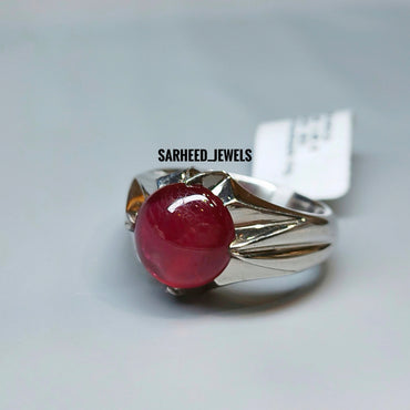 Natural Ruby Men Ring