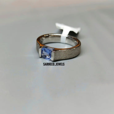 Natural Sapphire Men Ring
