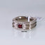 Natural Ruby and Diamond Men Ring