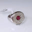 Natural Ruby and Diamond Men Ring