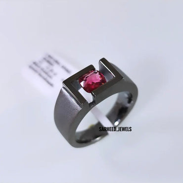 Natural Spinel Men Ring