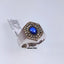 Natural Sapphire and Diamond Men Ring