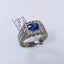 Natural Sapphire and Diamond Men Ring