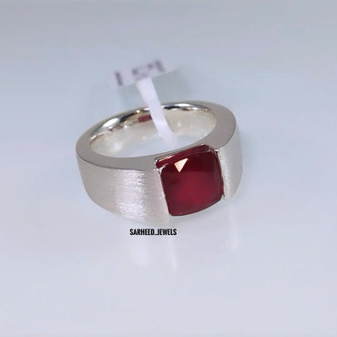 Natural Ruby Men Ring