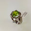 Natural Peridot Men Ring