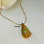 Natural Opal Gold Necklace