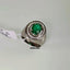 Natural Emerald and Diamond Men Ring