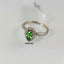 Natural Tsavorite and Diamond Gold Ring