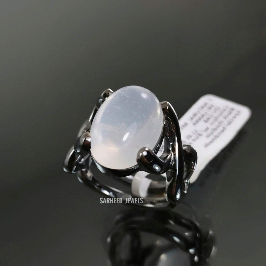 Natural Moonstone Men Ring