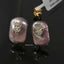 Cultured Pearls and Heart-Shape Diamonds Gold Studs