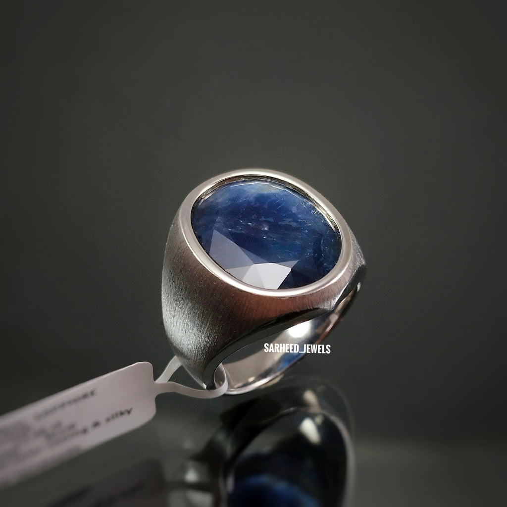 Natural Sapphire Men Ring