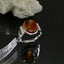 Natural Agate and Diamond Men Ring