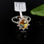 Natural Sapphire and Diamond White Gold Ring