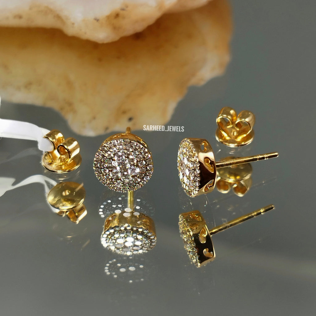 Diamond Gold Studs