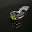 Natural Peridot Men Ring