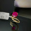 Natural Ruby Gold Ring