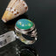 Natural Opal and Black Diamond Men Ring