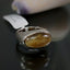 Natural Golden Rutile Quartz Men Ring