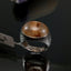 Natural Copper Rutile Quartz Men Ring