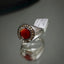 Natural Agate and Brown Diamond Men Ring