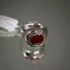 Natural Agate and Brown Diamond Men Ring