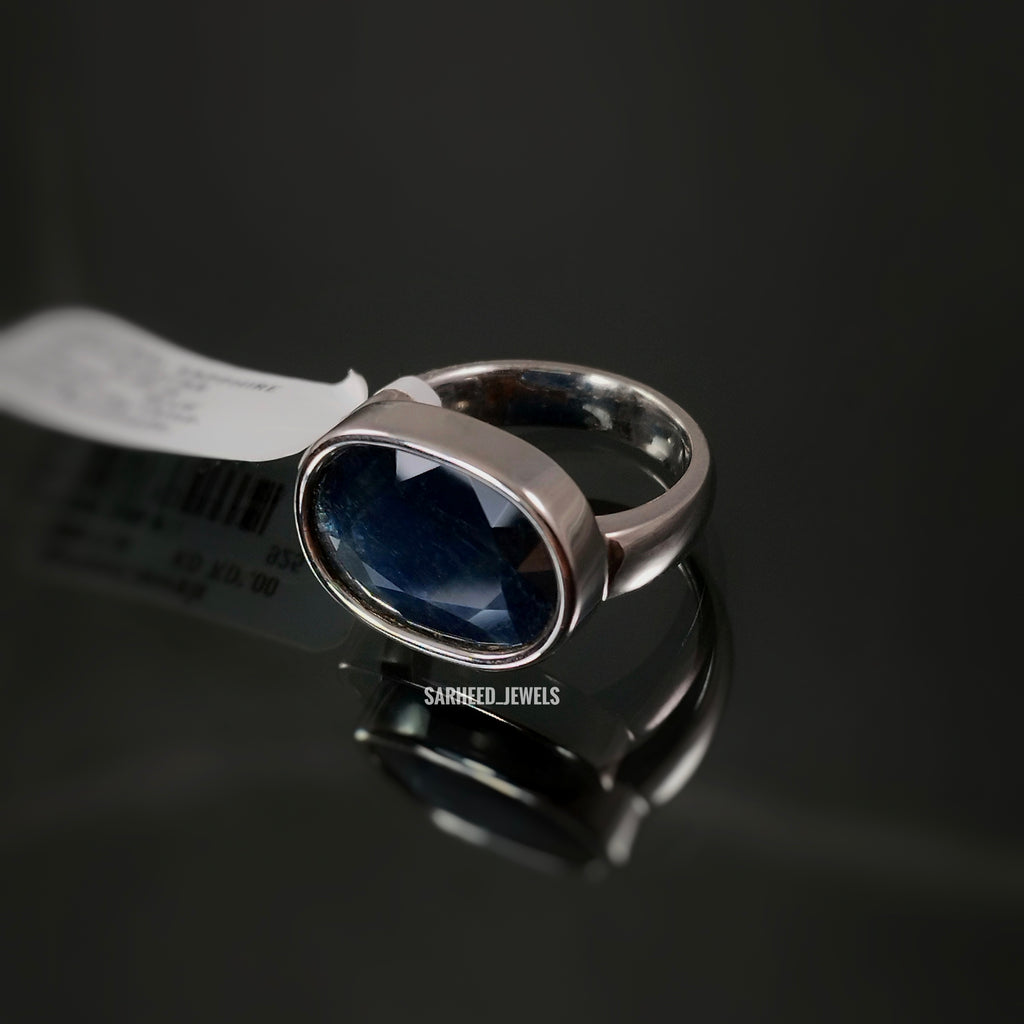 Natural Sapphire Men Ring