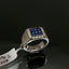 Natural Sapphires and Diamond Men Ring