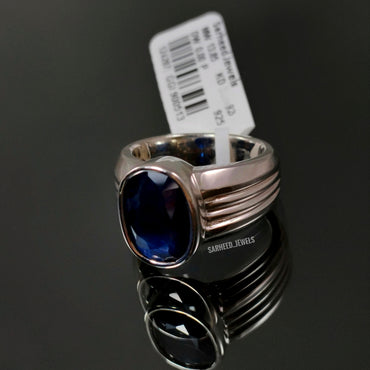 Natural Sapphire Men Ring
