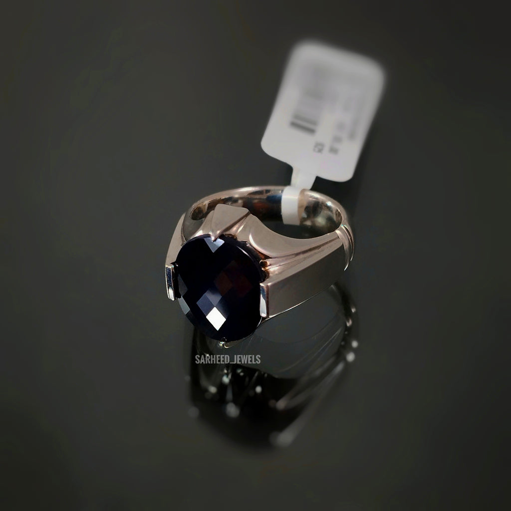 Natural Sapphire Men Ring