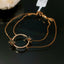 Black and White Diamond Rose Gold Bracelet