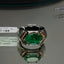 Natural Emerald and Brown Diamond Men Ring