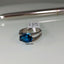 Natural London-Blue Topaz Men Ring