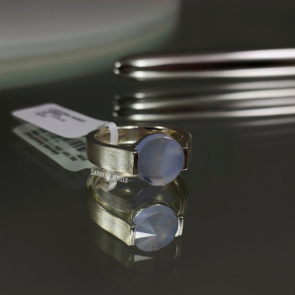 Natural Agate Men Ring