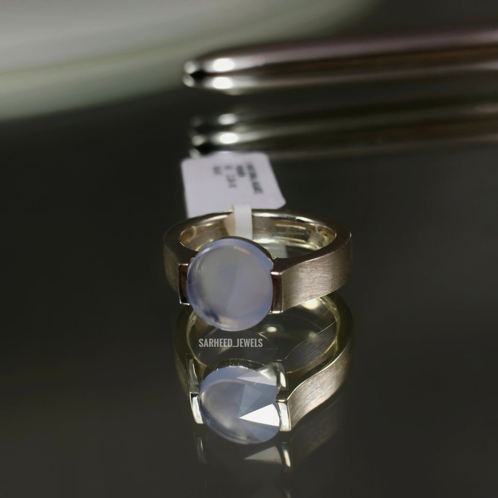 Natural Agate Men Ring