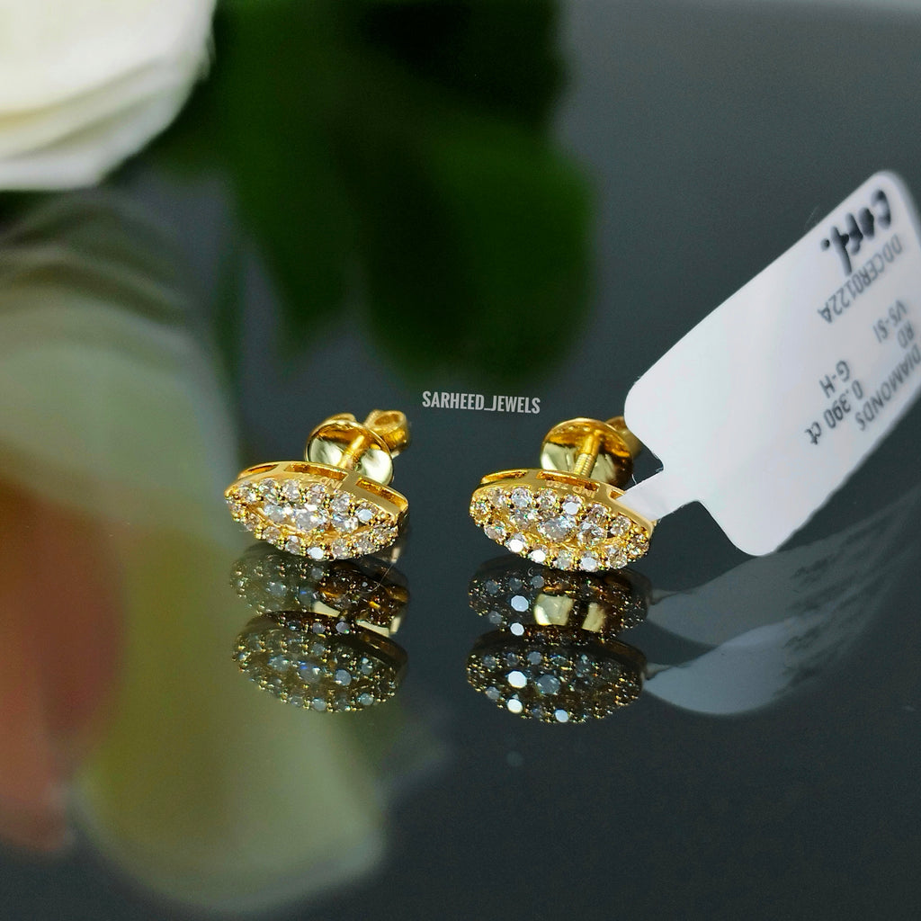 Diamond Gold Studs