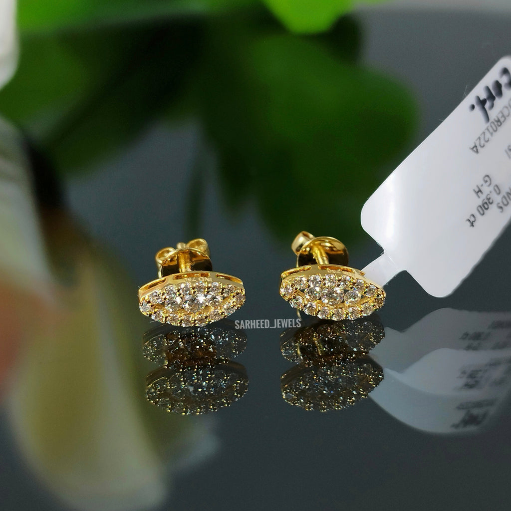 Diamond Gold Studs