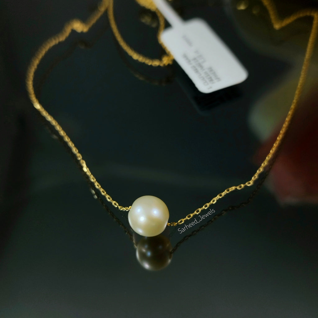 Fresh Water Pearl Gold Necklace