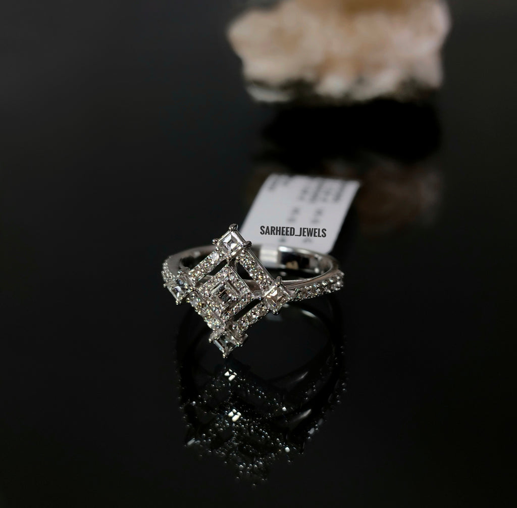 Diamond White Gold Ring