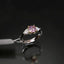 Natural Spinel and Diamond Two-Tone Gold Ring