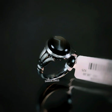 Natural Star Sapphire Men Ring