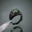 Green Diamonds Men Ring
